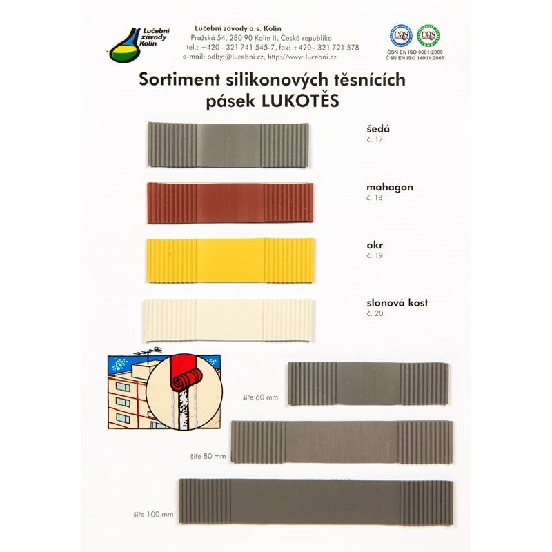 Silicone strips Lukotěs 